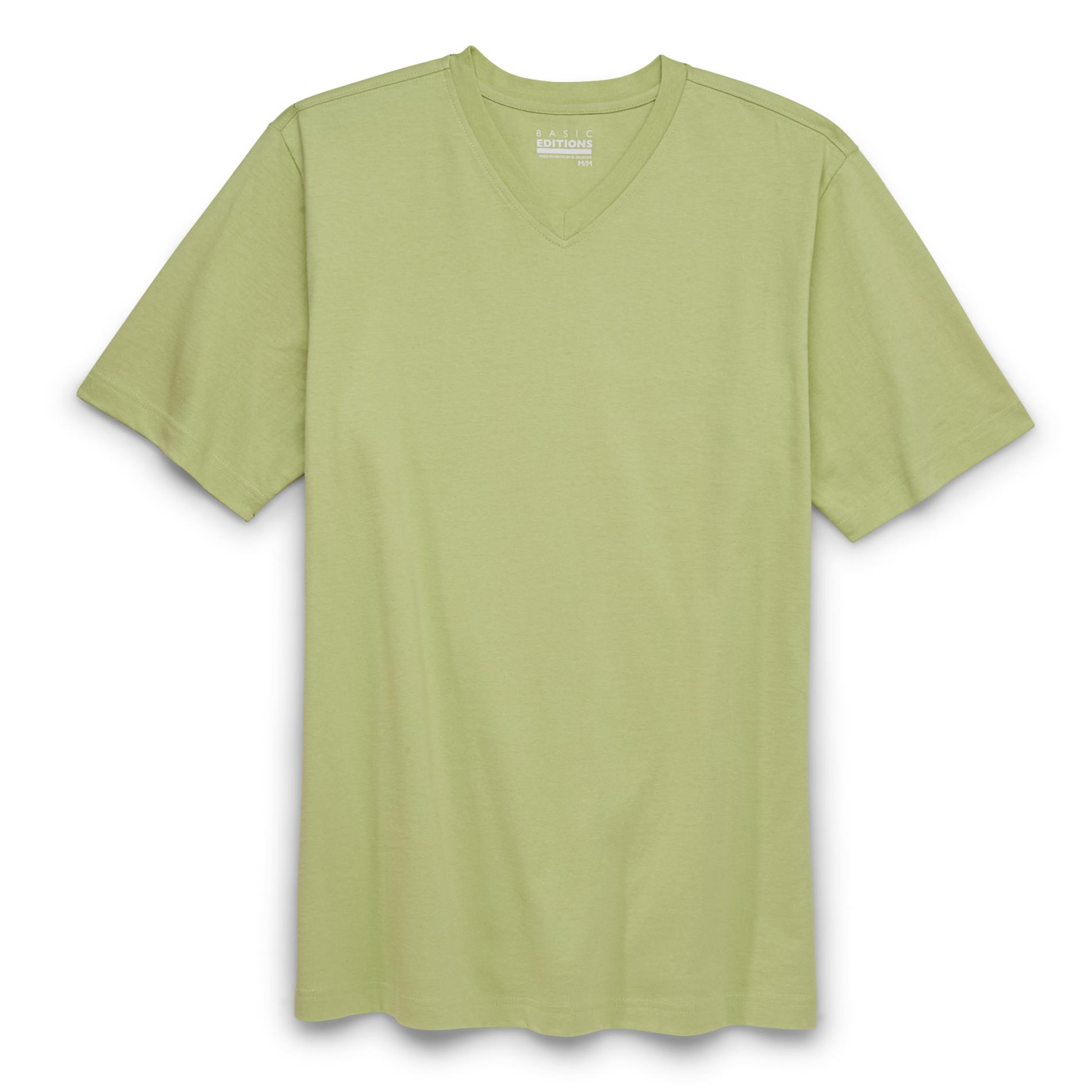 Basic Editions Men's VNeck TShirt