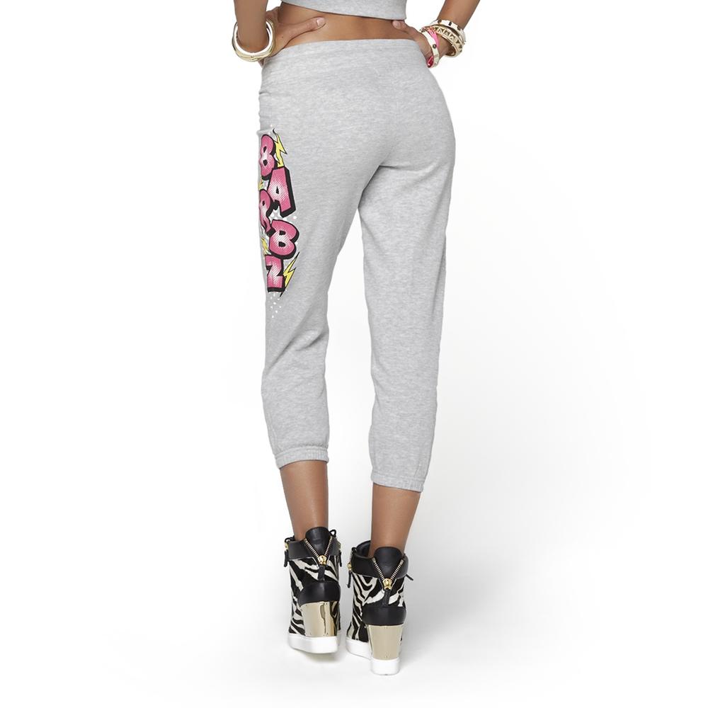 Nicki Minaj Women's Cropped Drawstring Pants - Barbz