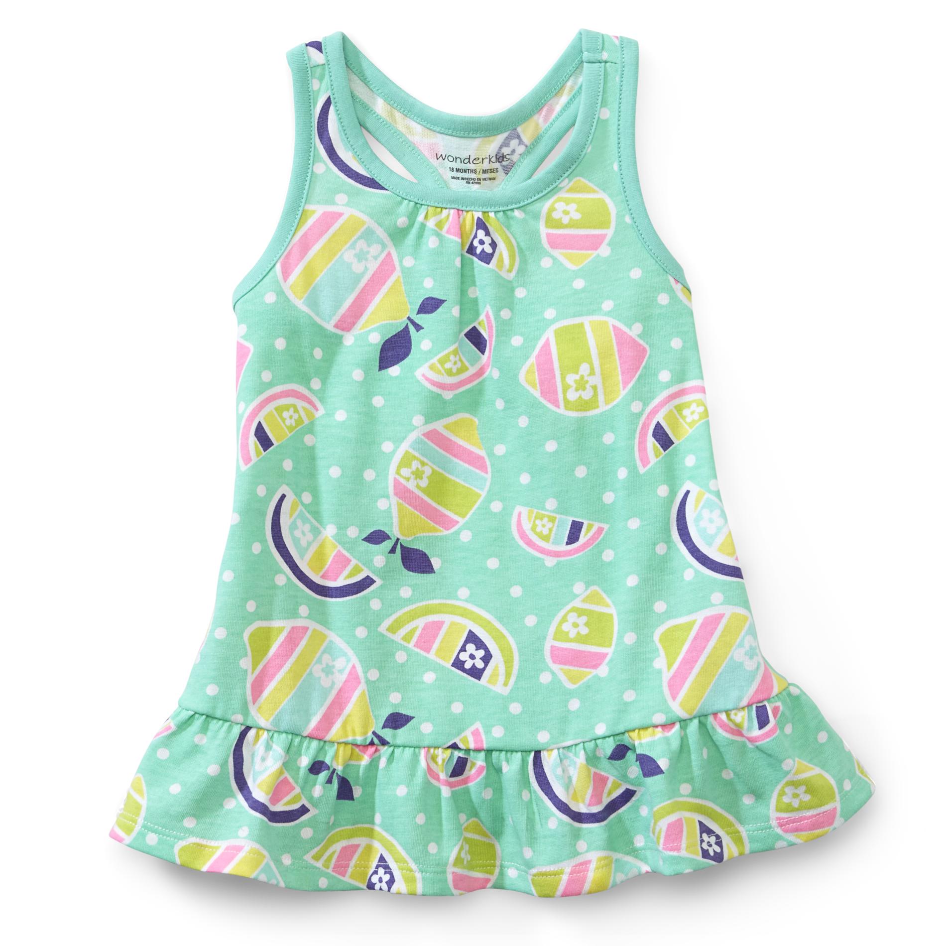 WonderKids Infant & Toddler Girl's Racerback Tunic Top - Lemon