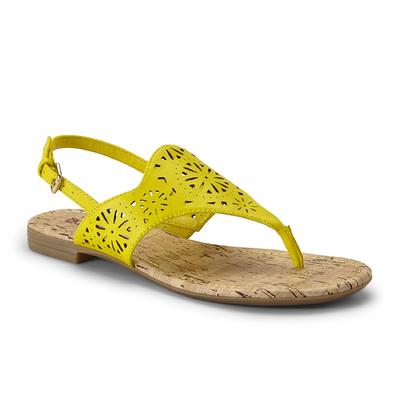 Bongo Women's Katy Yellow Cutout Sandal
