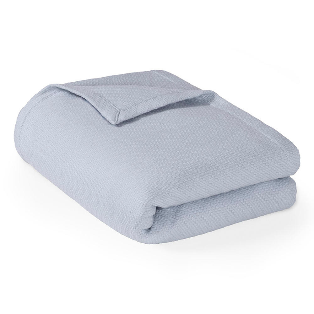Premier Comfort Liquid Cotton Blanket in Light Blue