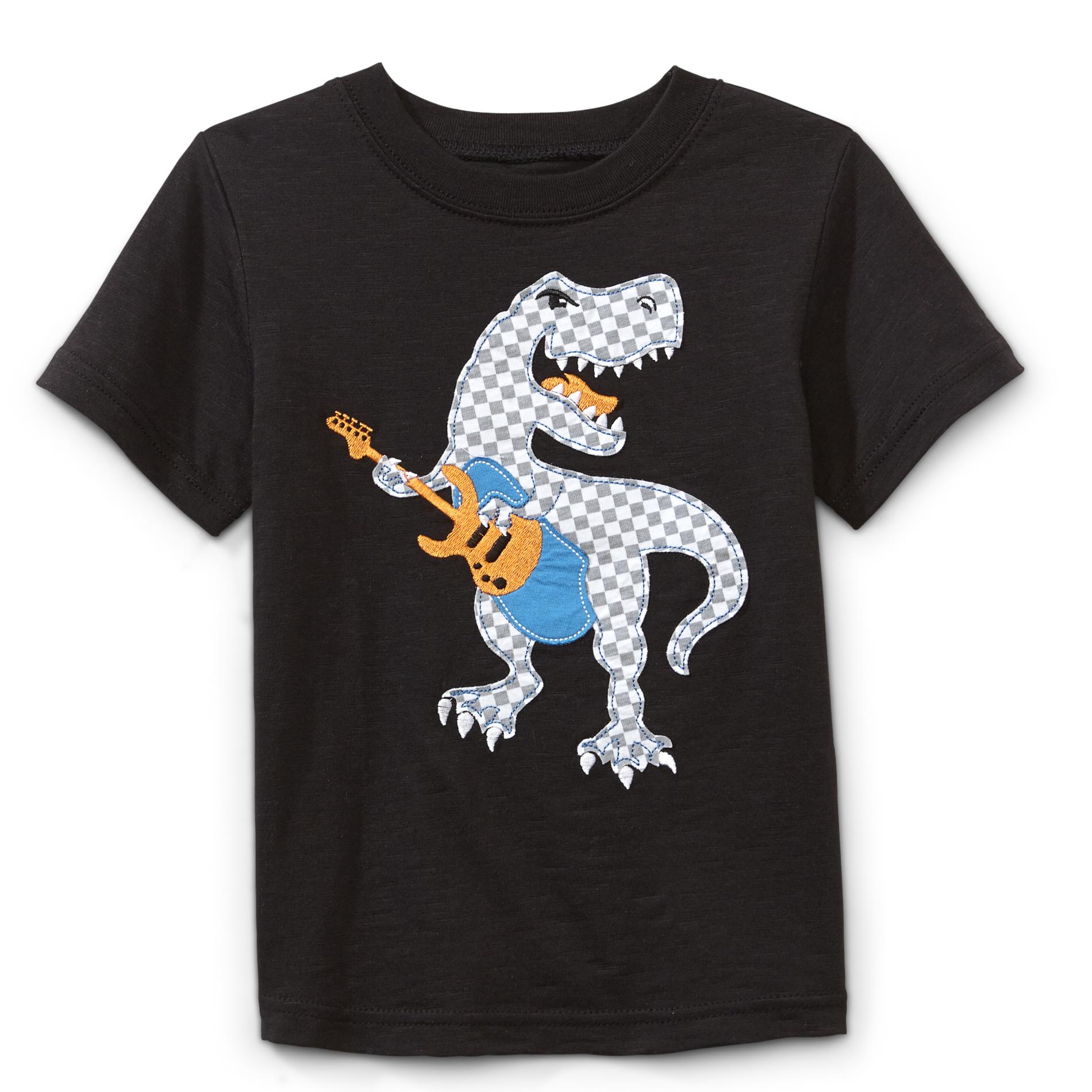 WonderKids Infant & Toddler Boy's Short-Sleeve Graphic T-Shirt - Guitar Dinosaur