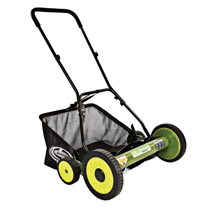 Sun Joe MJ502M-RM Mow Joe 20 Inch Manual Reel Mower with Catcher (Refurbished) -