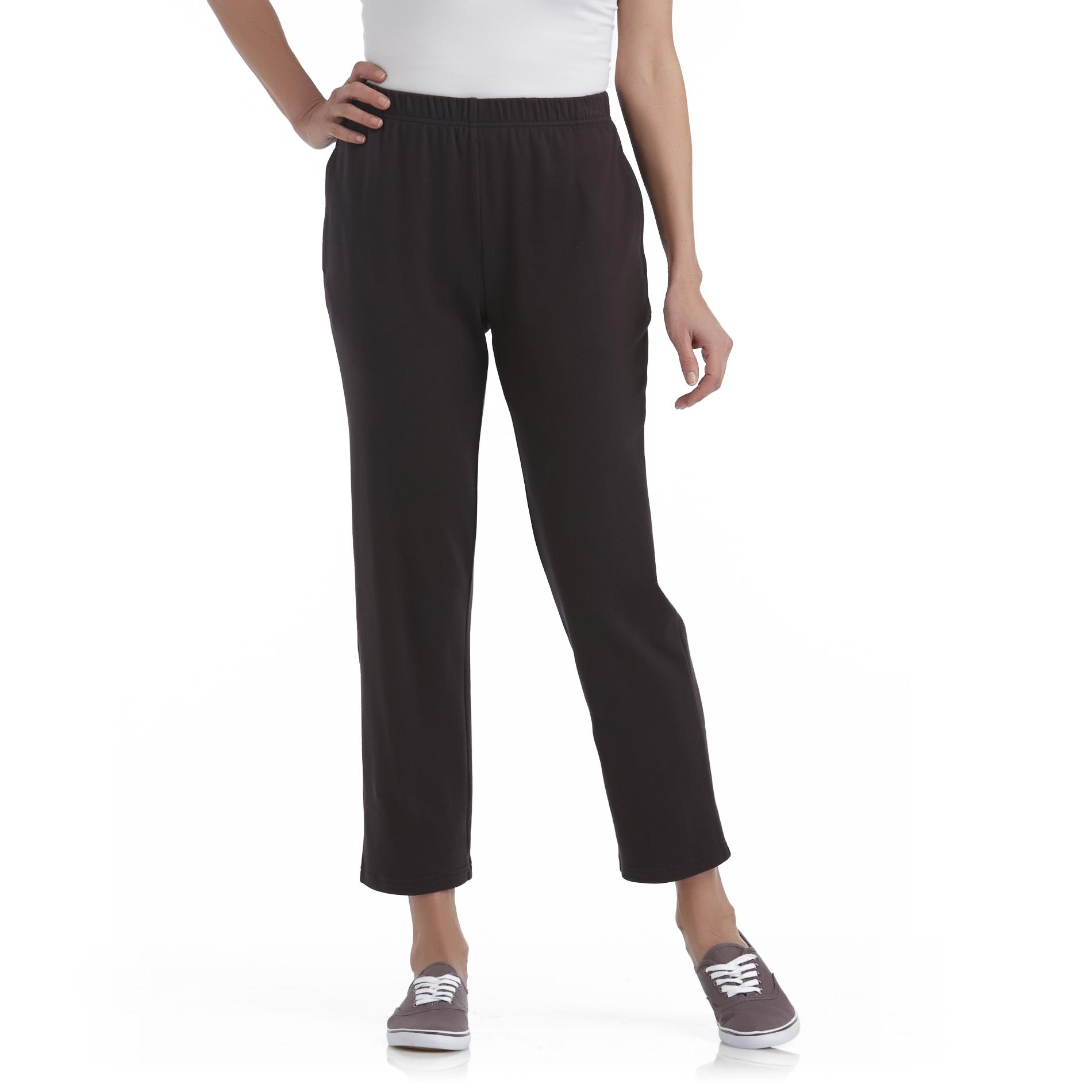 Basic Editions Women's Pull On Knit Pants | Shop Your Way: Online ...
