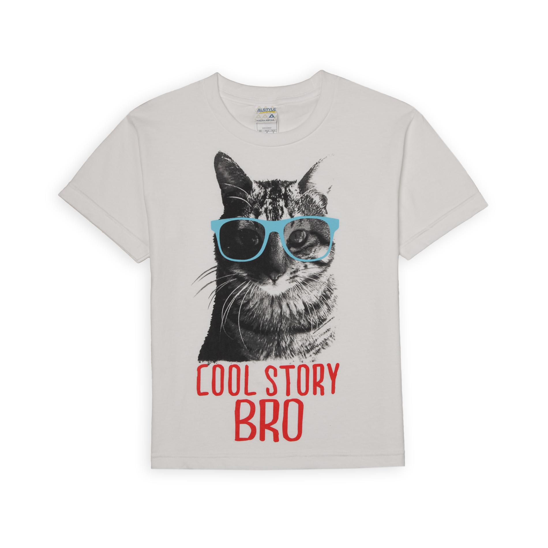 Hybrid Boy's Graphic T-Shirt - Cat