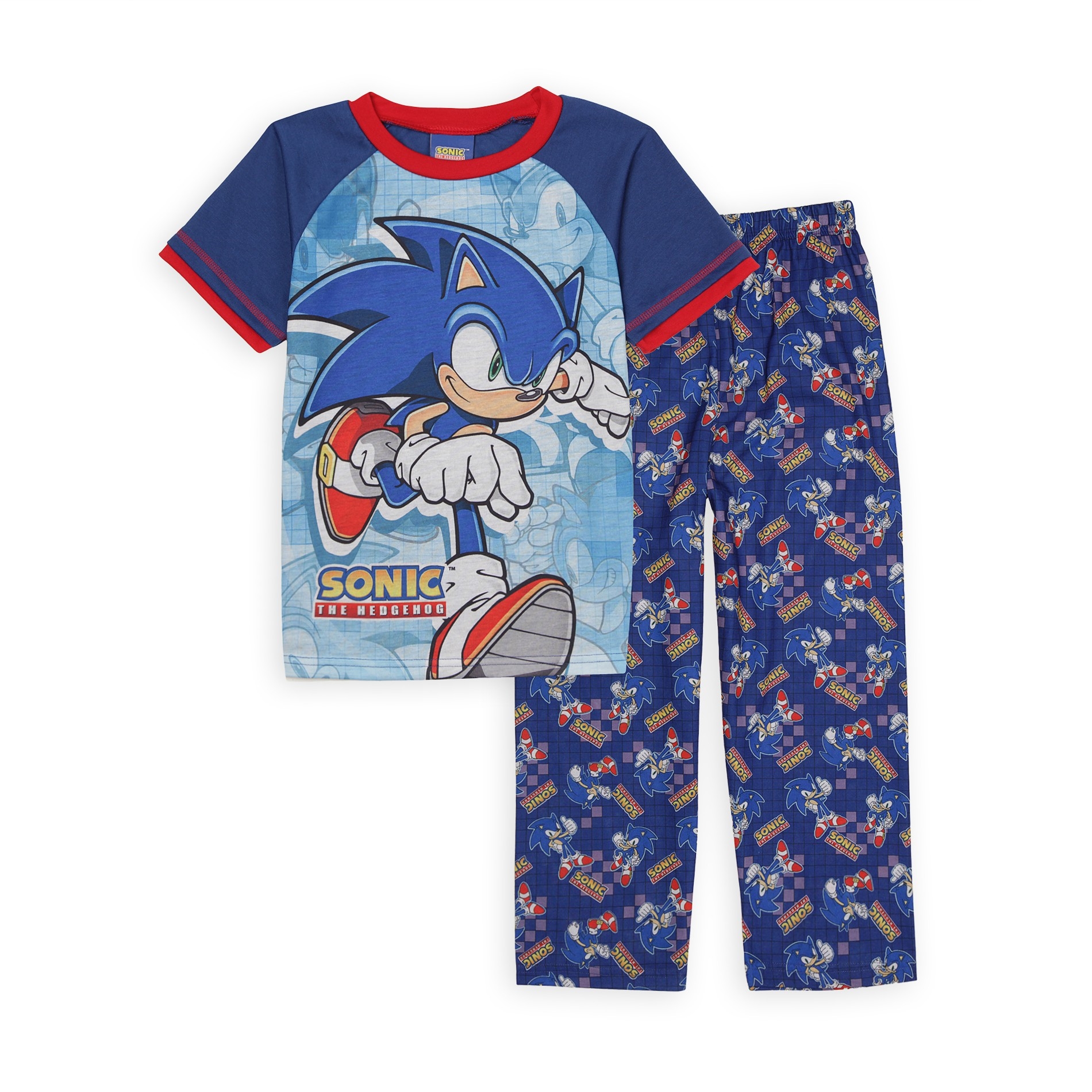 Sonic the Hedgehog Sega Boy's Pajama Shirt & Shorts