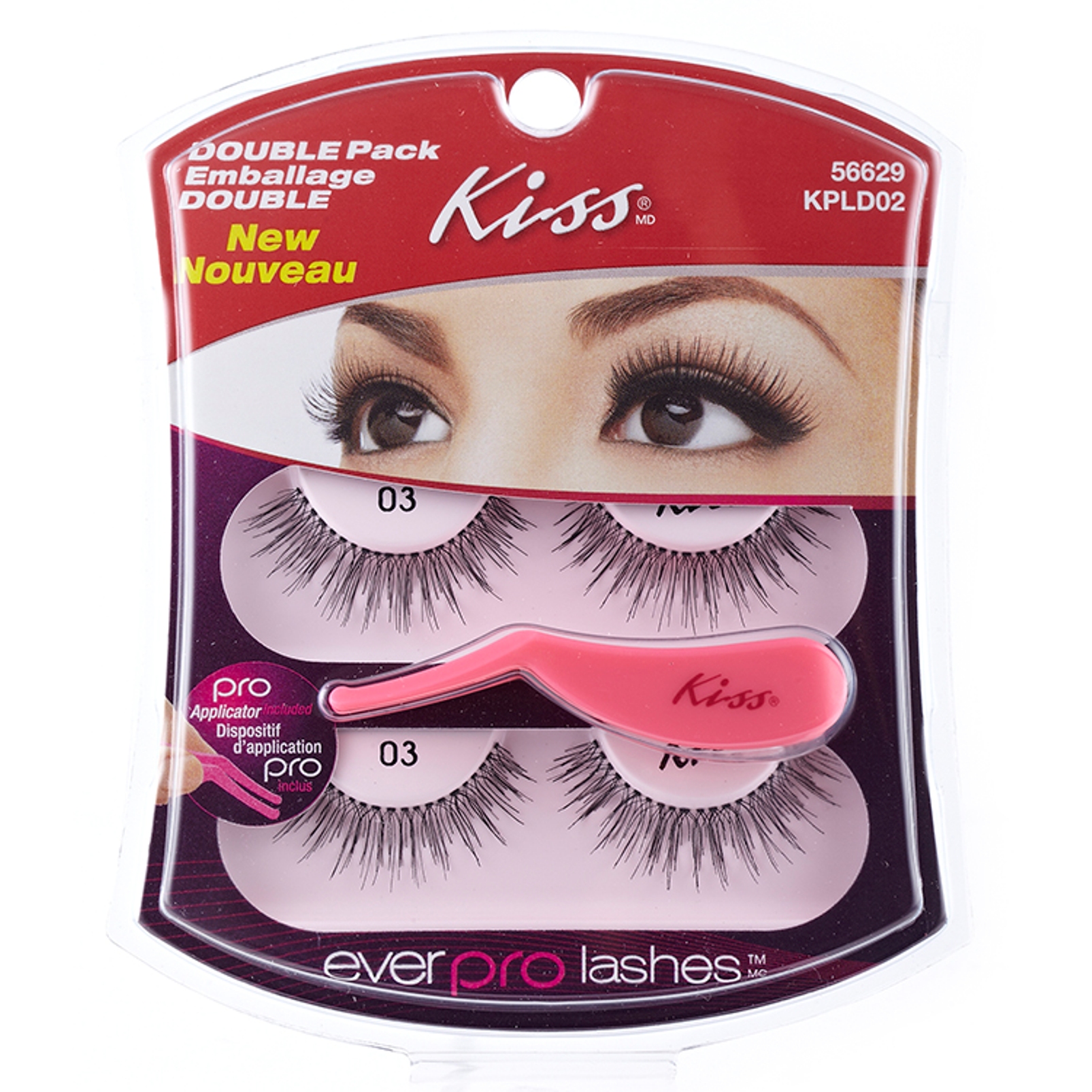 Kiss No. 03 Ever EZ Lashes 4 Ct Kiss No. 03 Ever EZ Lashes 4 Ct
