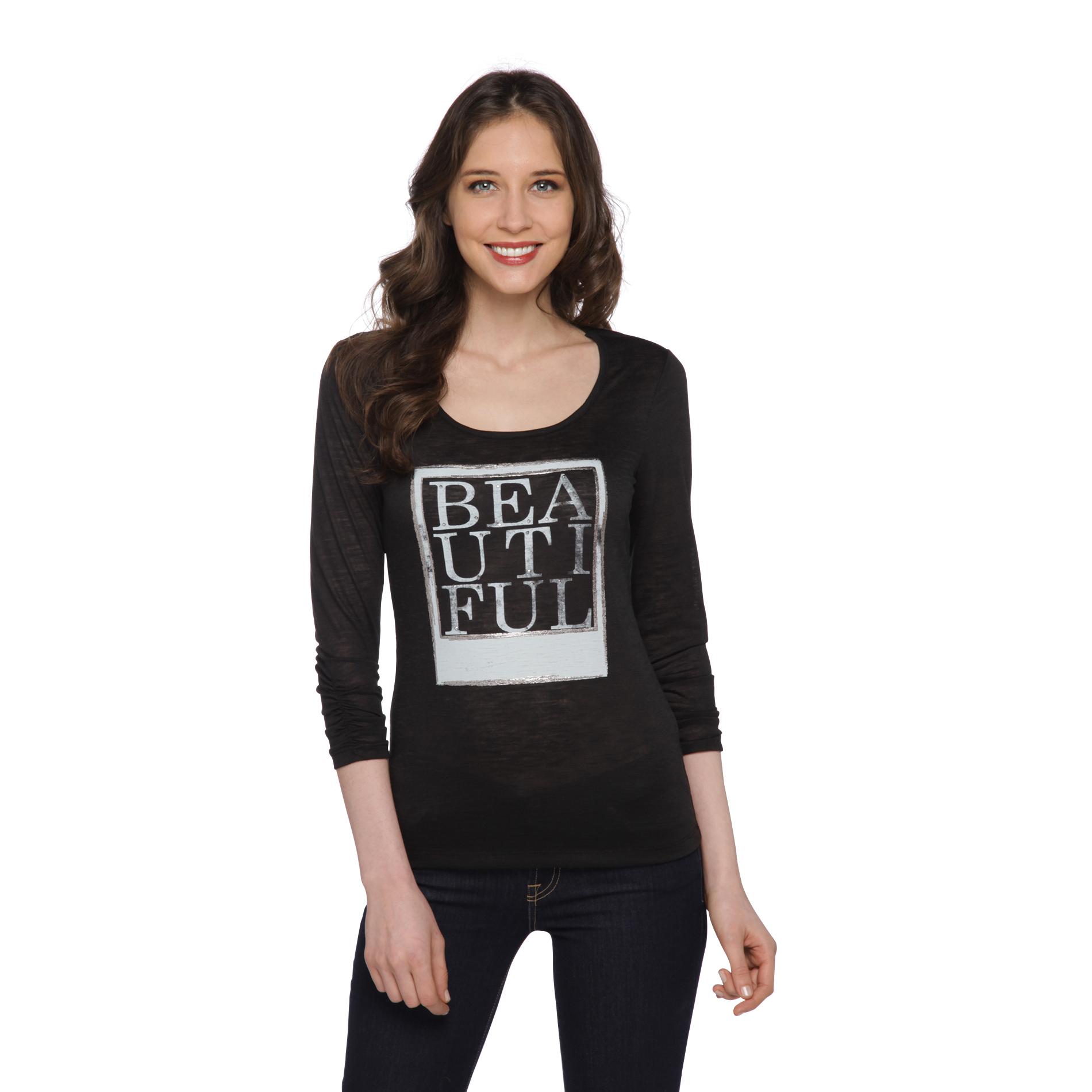 Route 66 Women's Graphic Knit Top - Beautiful