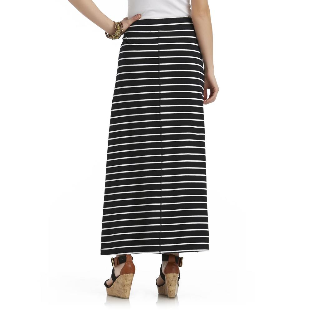 U.S. Polo Assn. Women's Maxi Skirt - Striped