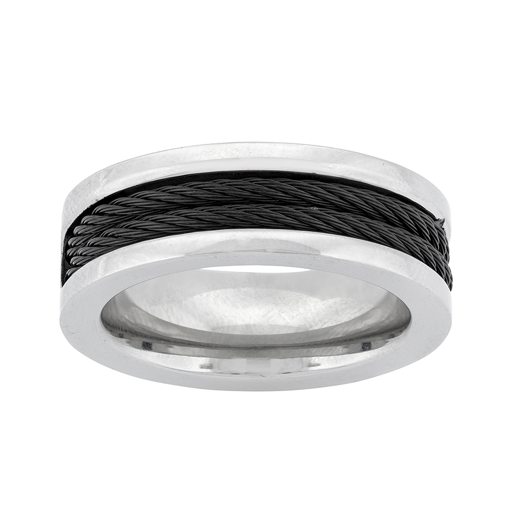 Stainless Steel Rubber Band Ring