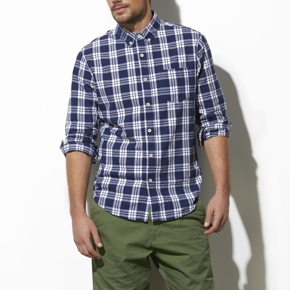 Adam Levine Men's Yarn-Dyed Shirt - Plaid