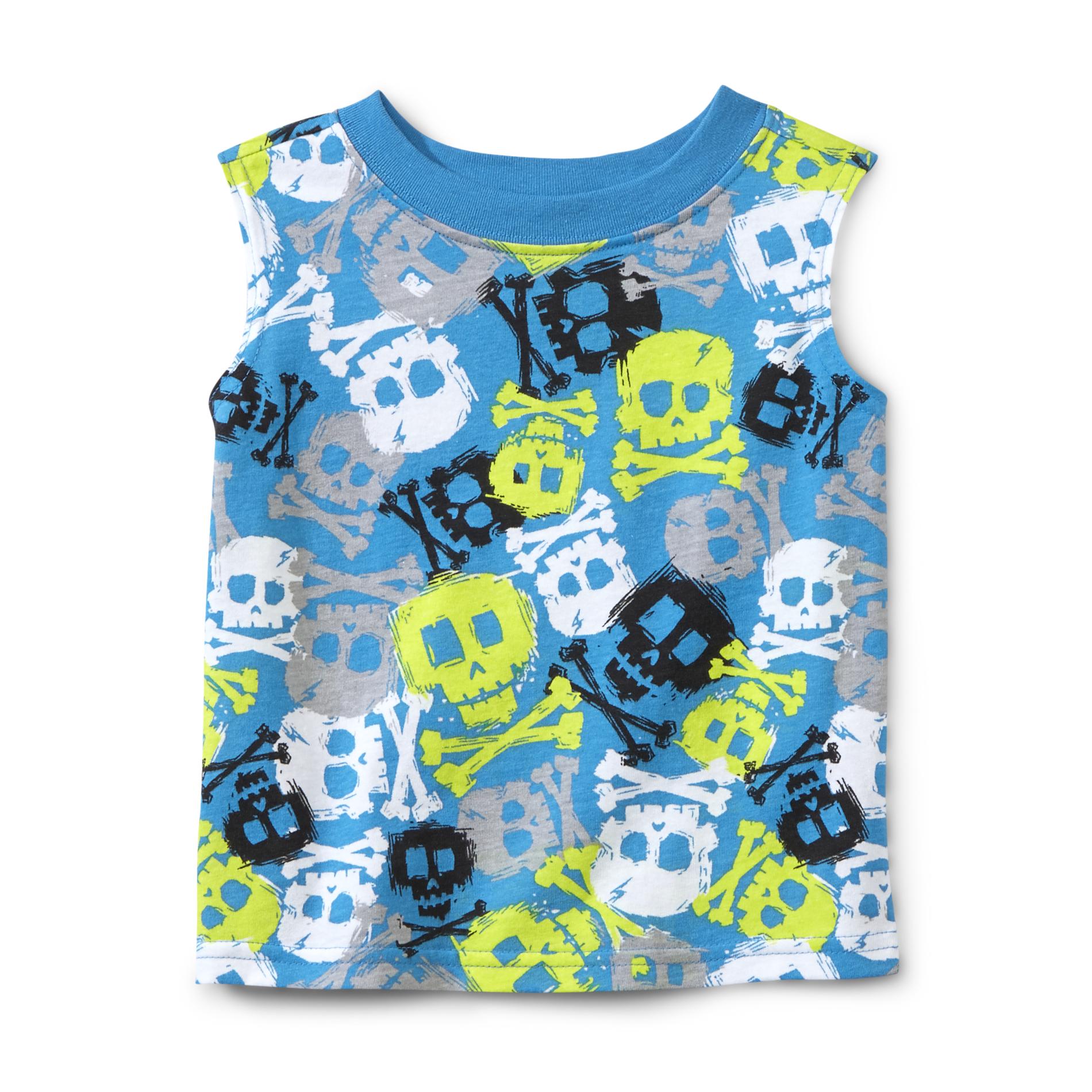 WonderKids Infant & Toddler Boy's Sleeveless Shirt - Skull & Crossbones