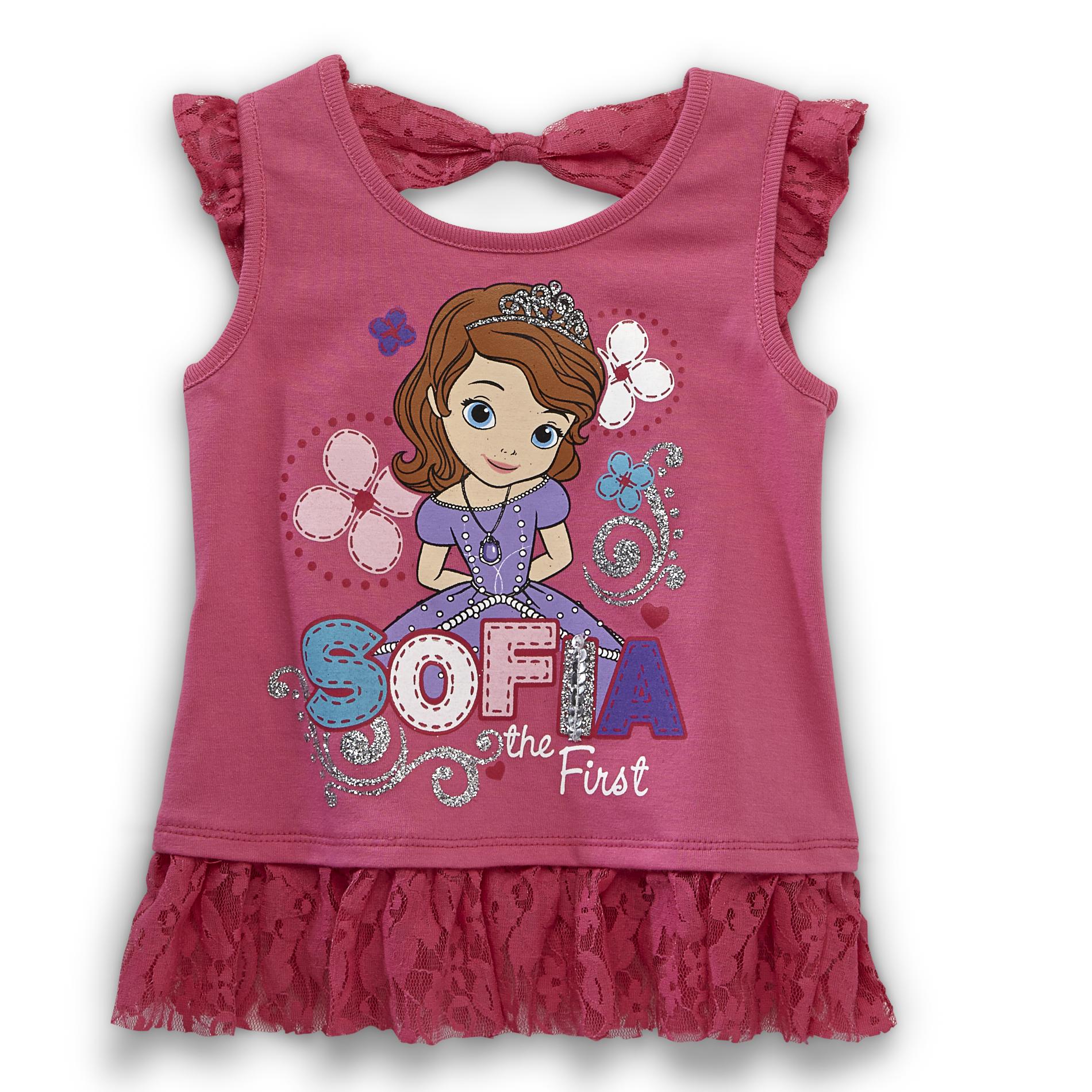 Disney Toddler Girl's Tunic Tank Top - Sofia the First