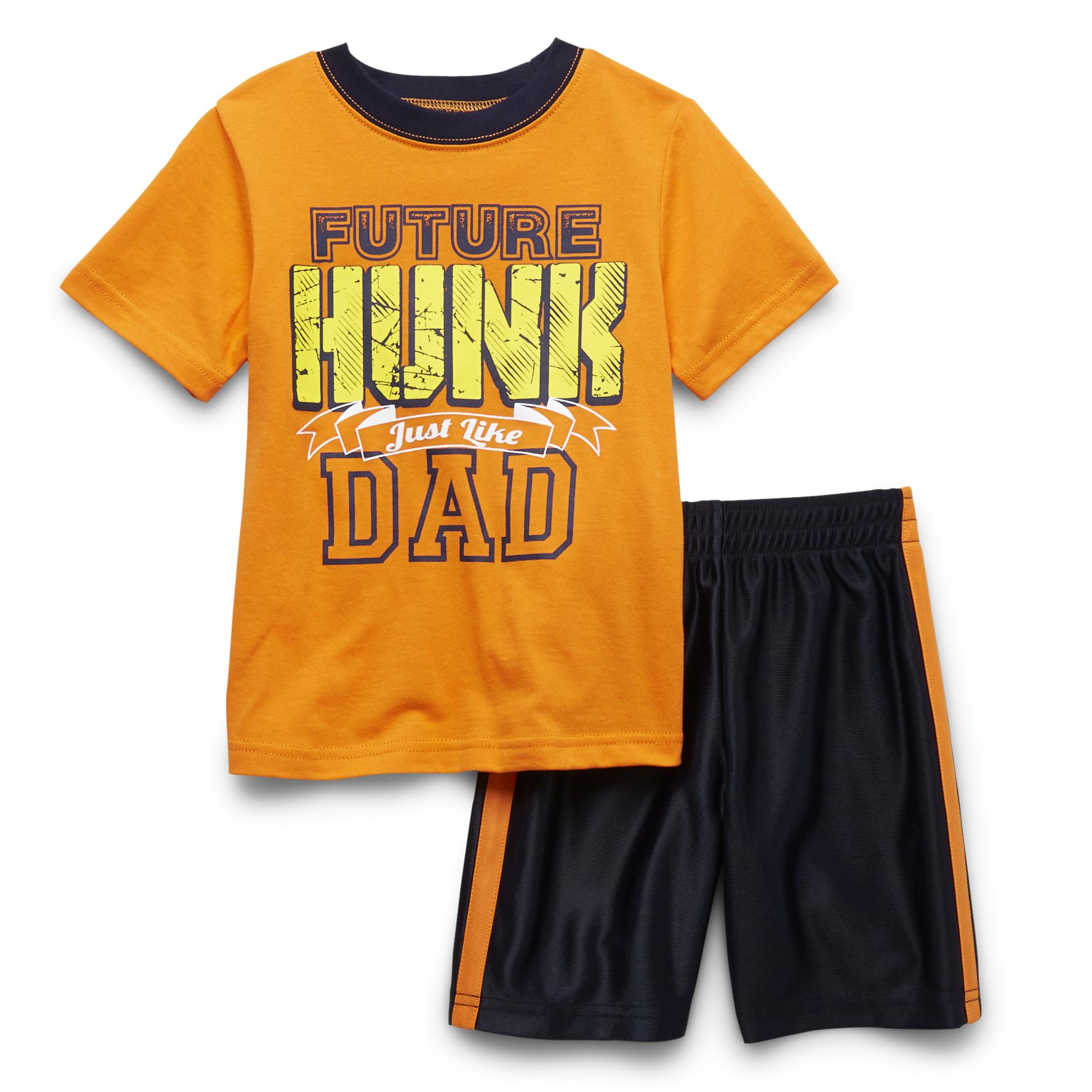 WonderKids Toddler Boy's Graphic T-Shirt & Athletic Shorts