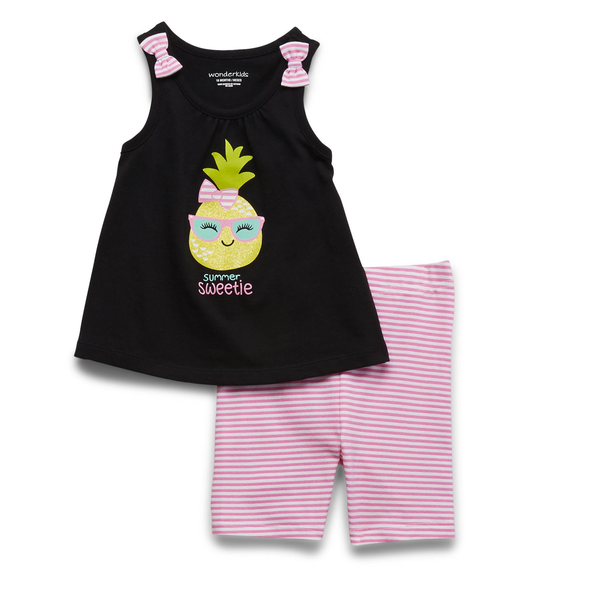 WonderKids Infant & Toddler Girl's Tank & Shorts
