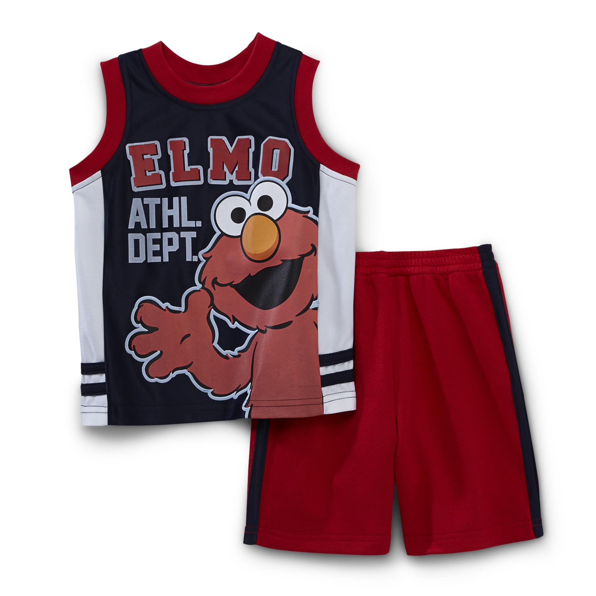Sesame Street Infant & Toddler Boy's Tank Top & Shorts - Elmo Athletic