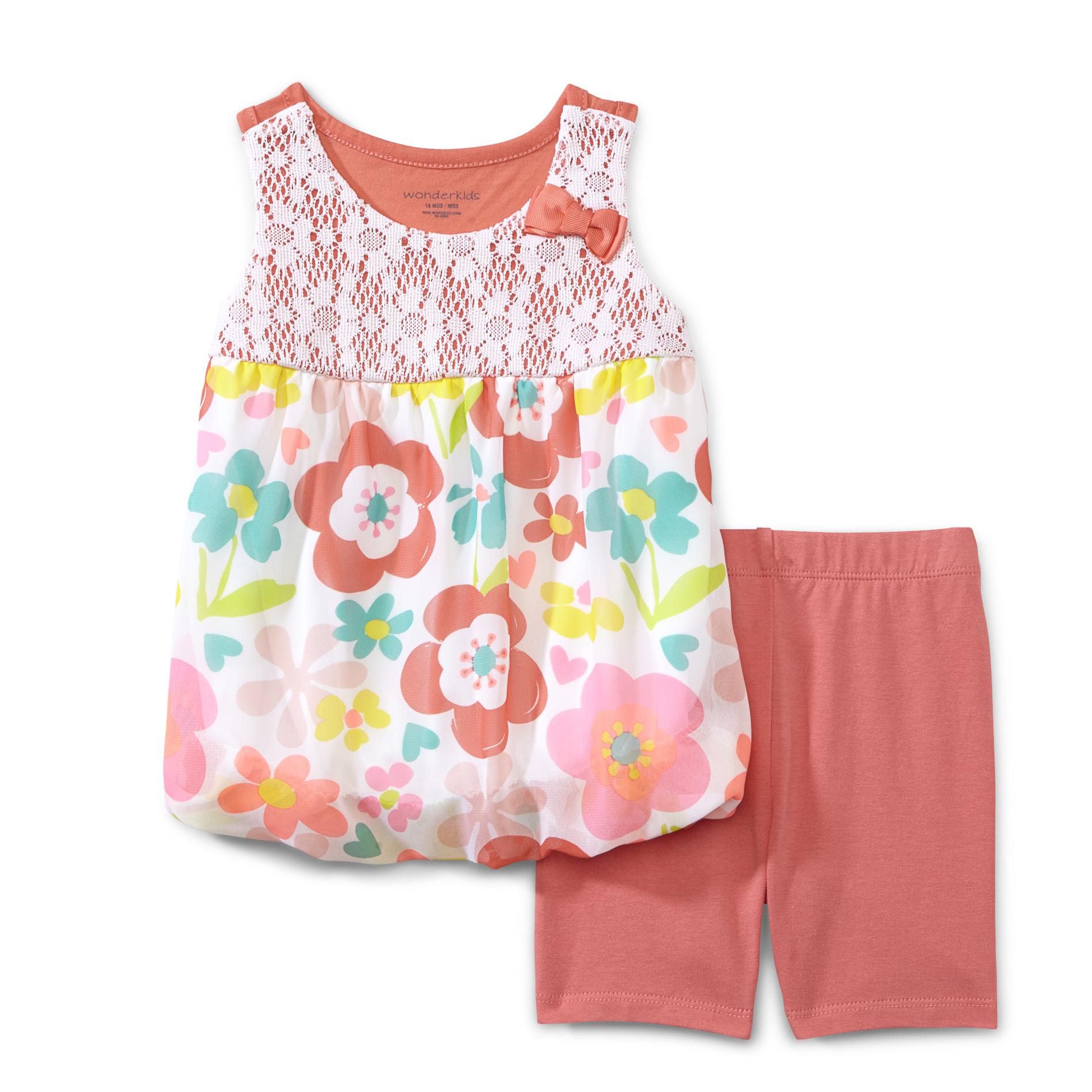 WonderKids Infant & Toddler Girl's Top & Shorts - Floral