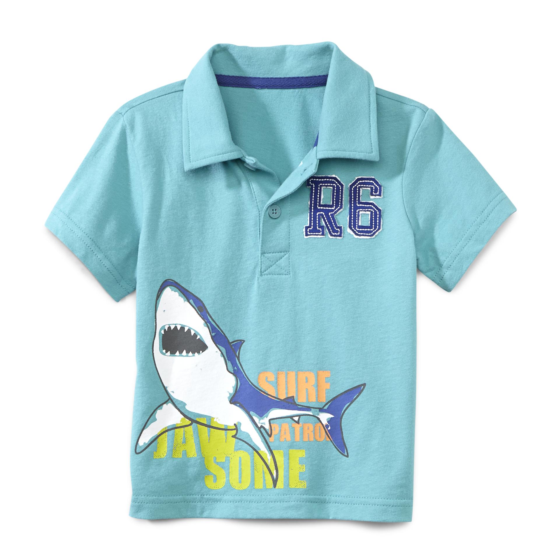 Route 66 Infant & Toddler Boy's Polo Shirt - Shark