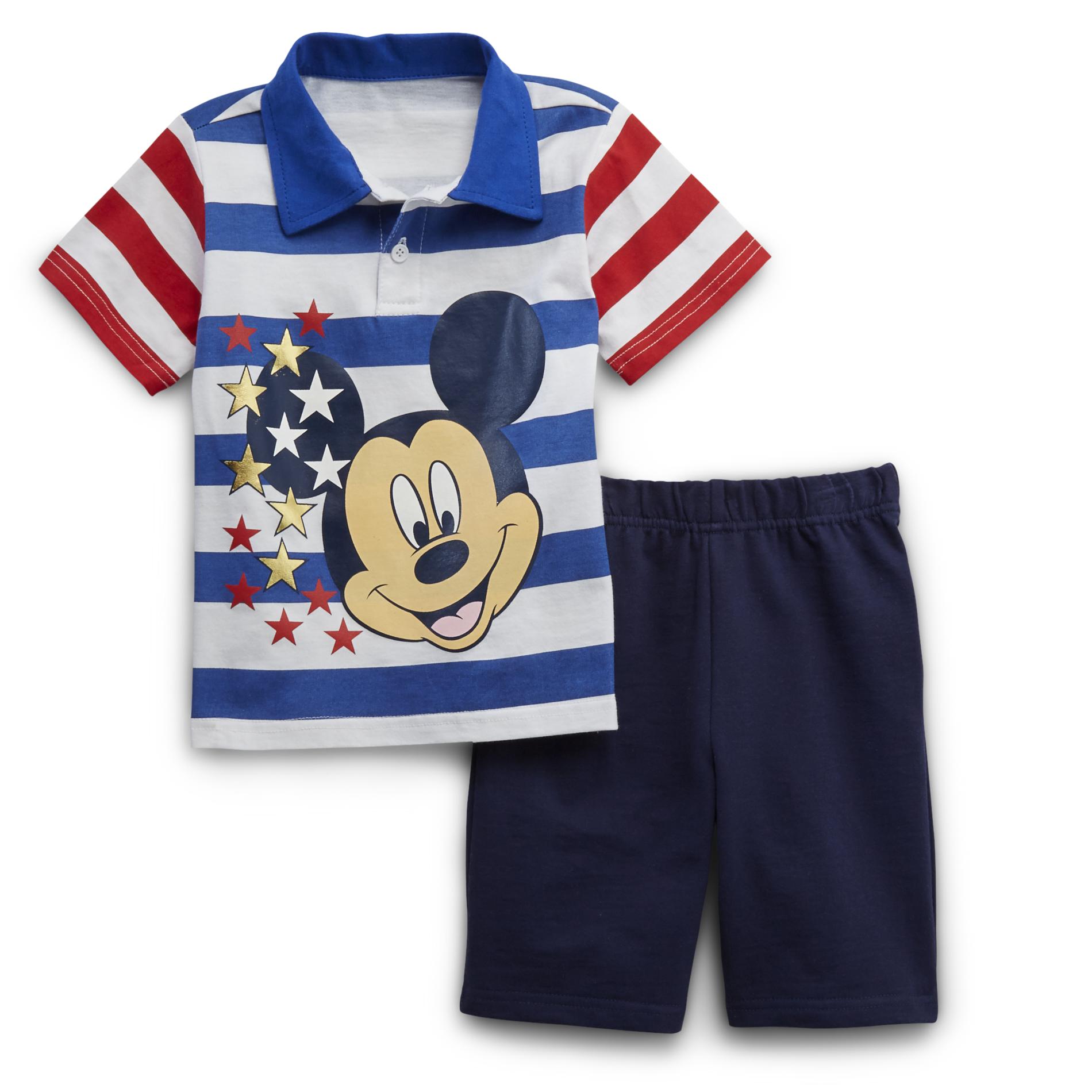Disney Toddler Boy's Shirt & Shorts - Mickey Mouse