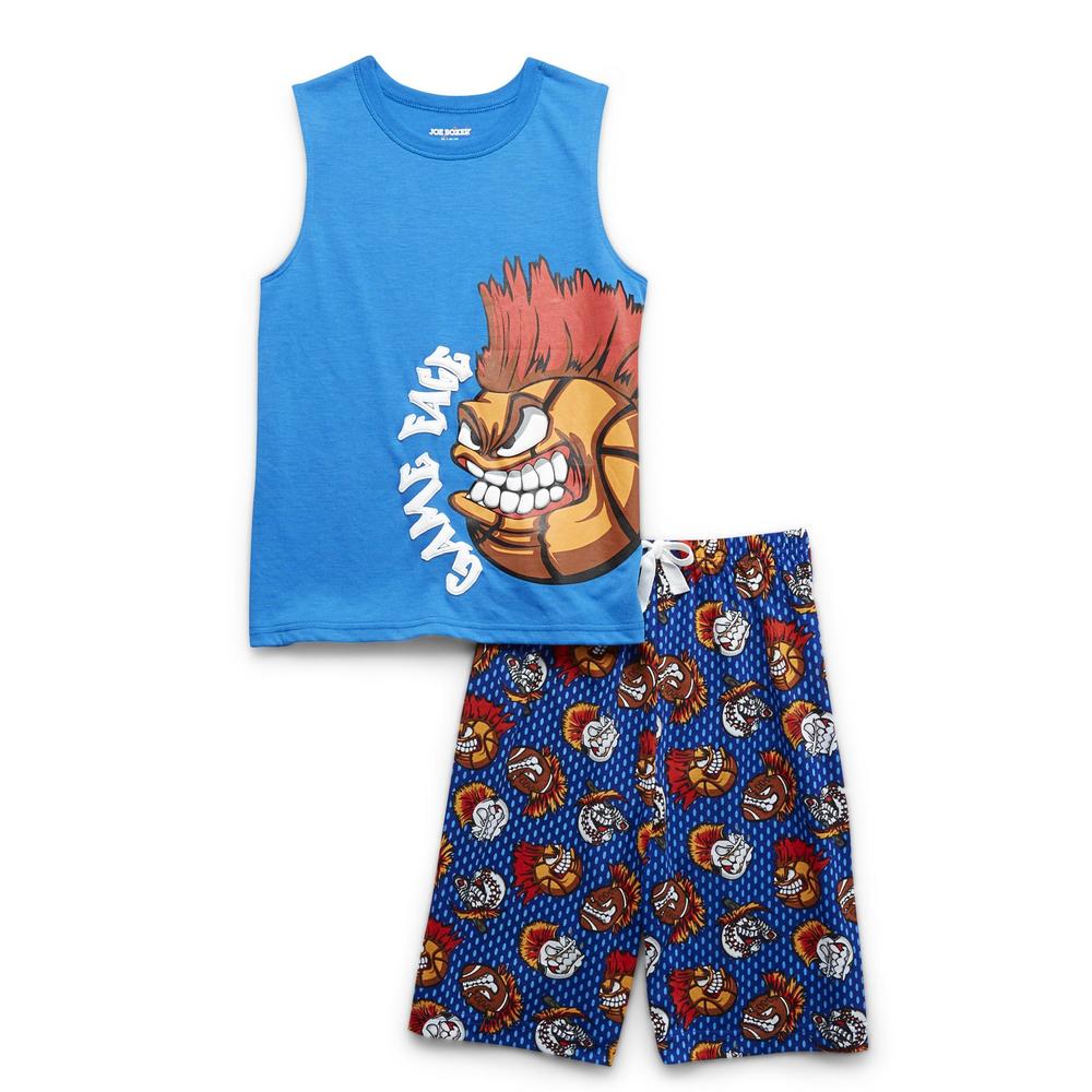 Joe Boxer Boy's Pajama Tank Top & Shorts - Basketball