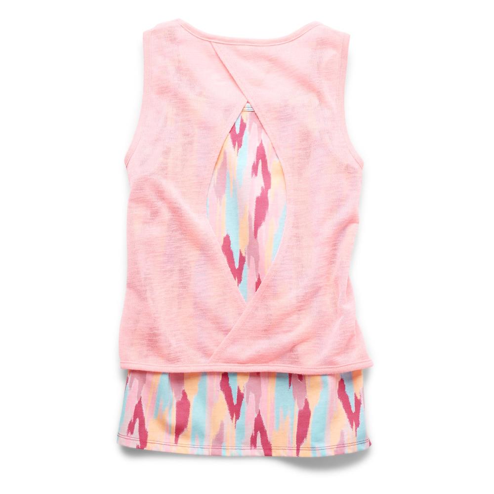 Route 66 Girl's 2-Piece Layered Tank Top - Beach Girl Forever