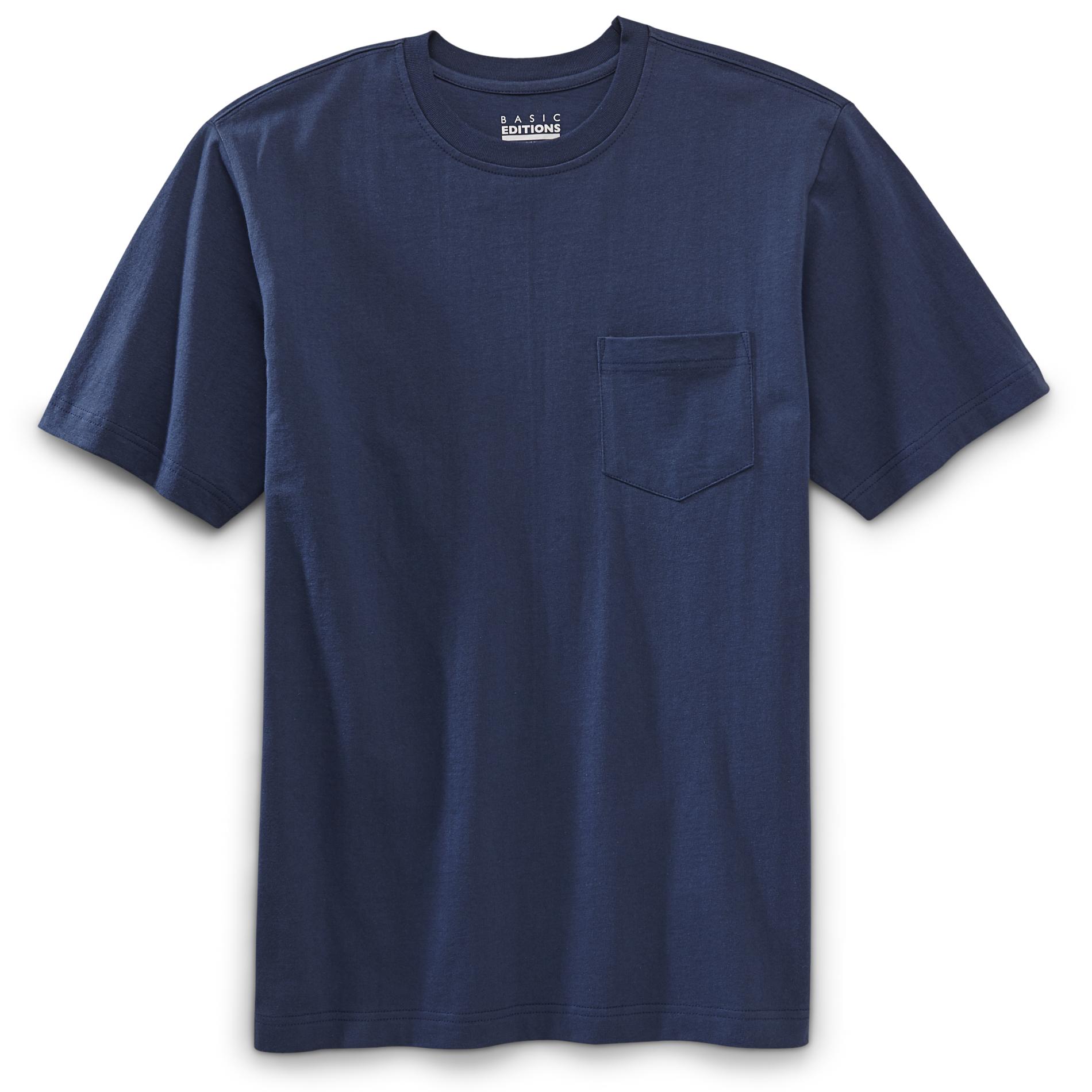 Basic Editions Men's Big & Tall Pocket T-Shirt Size XLT