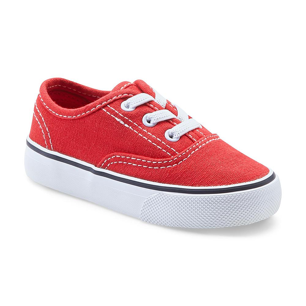 Joe Boxer Unisex Toddler's Lil Morgan Red Canvas Casual Shoe