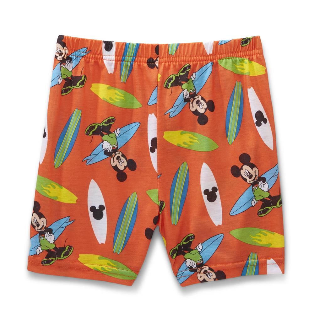 Disney Mickey Mouse Toddler Boy's Pajama Shirt & Shorts