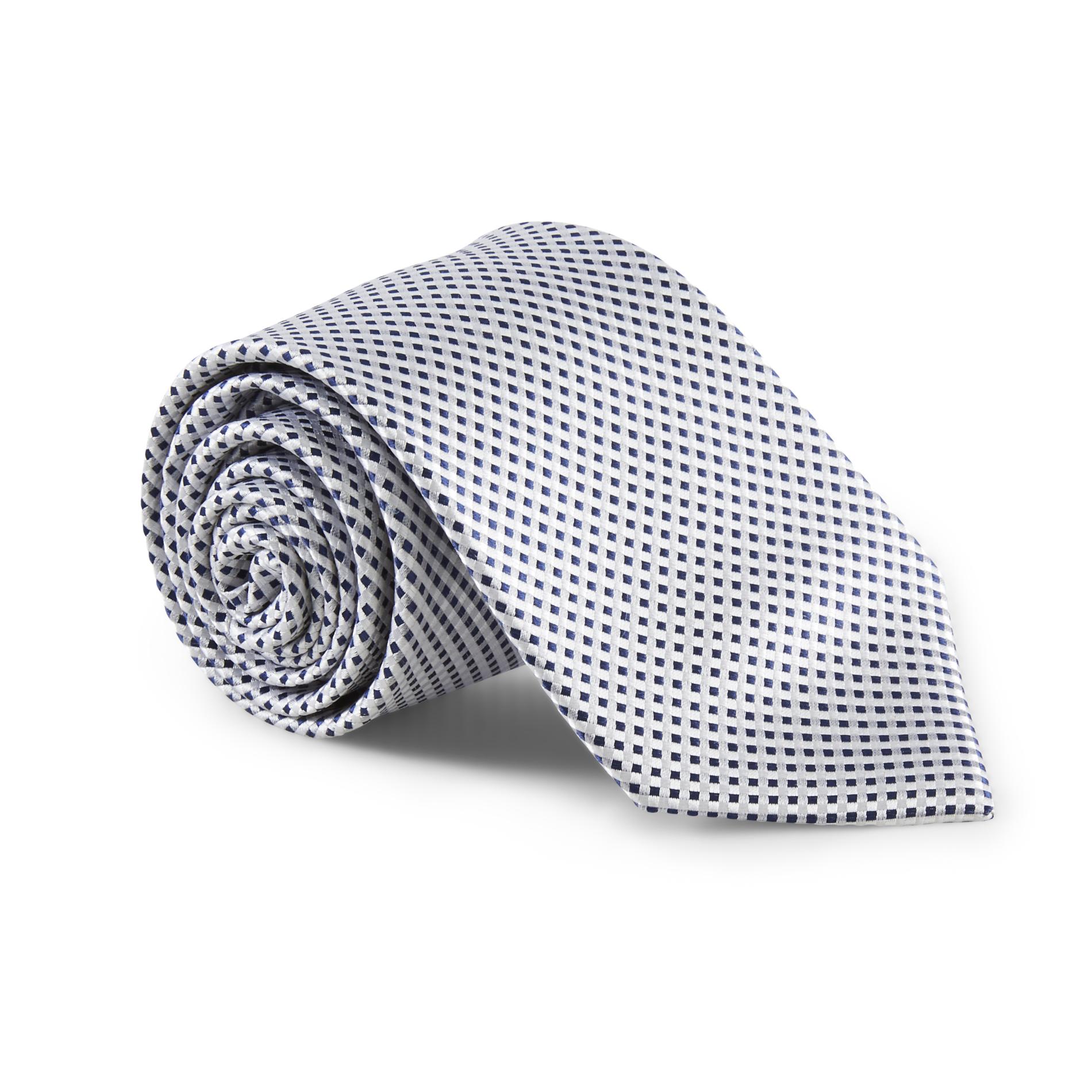 Covington Men's Silk Necktie - Micro Gingham