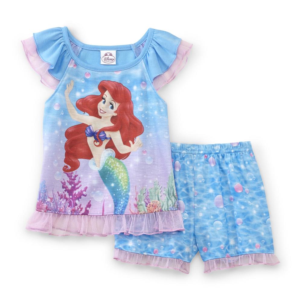 Disney Princess Infant & Toddler Girl's Shorts Pajamas - Ariel