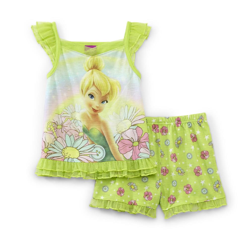 Disney Fairies Tinker Bell Toddler Girl's Shorts Pajamas