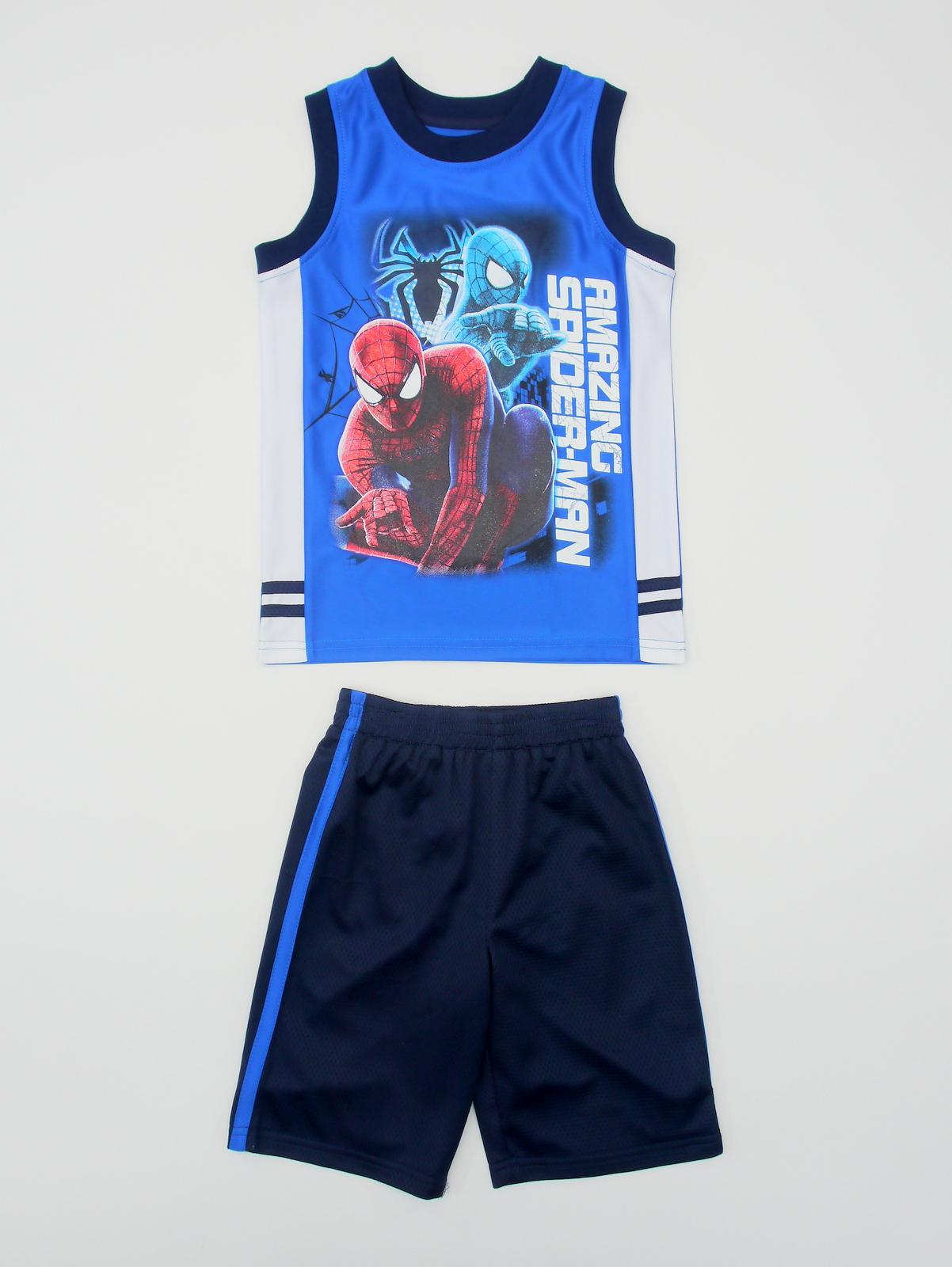 Marvel Spider-Man Boy's Muscle Shirt & Mesh Shorts