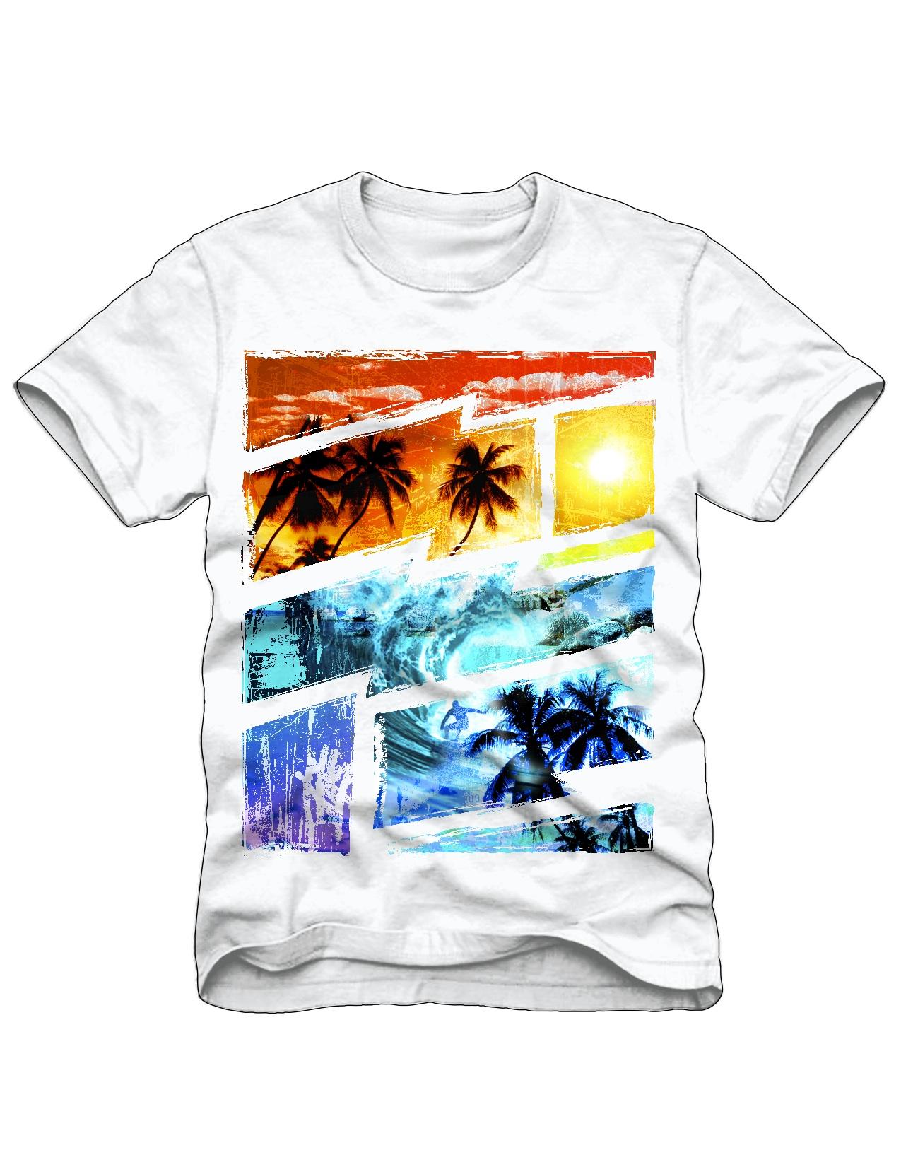 Route 66 Boy's Graphic T-Shirt - Palm Trees