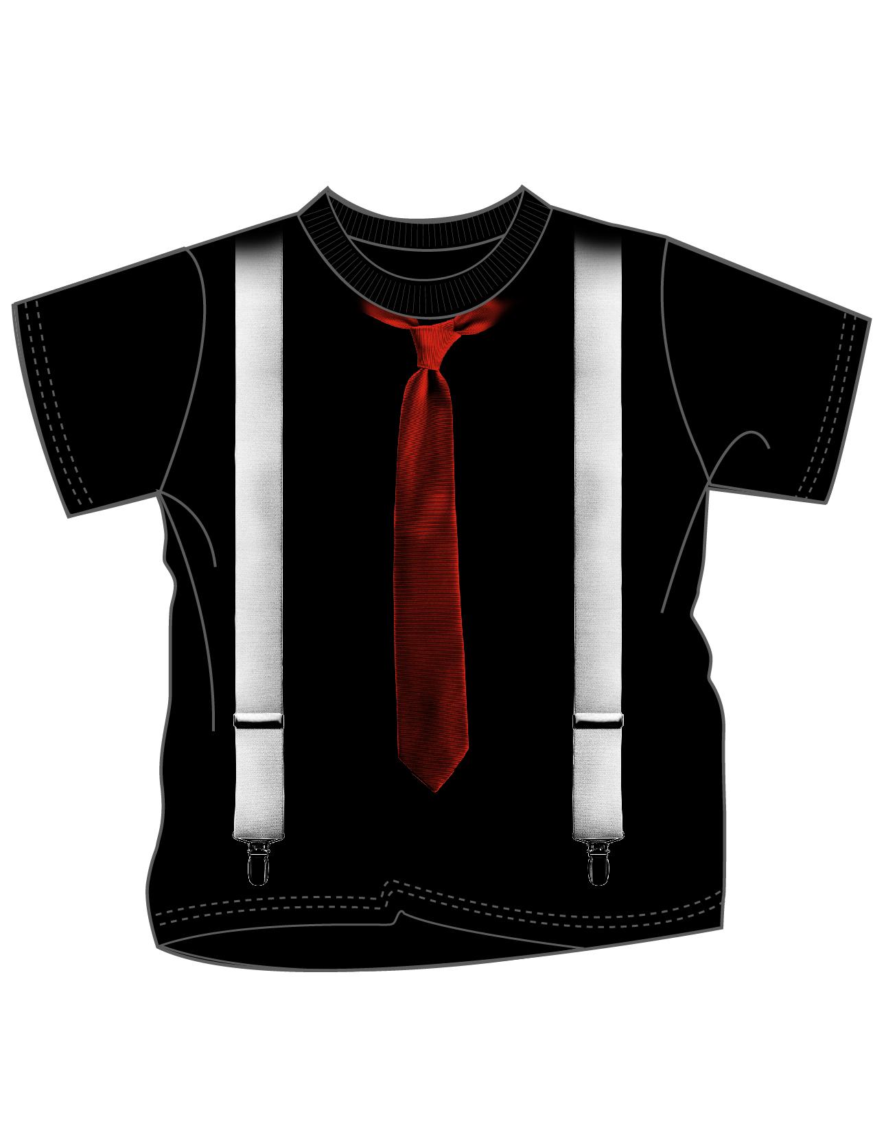 Route 66 Boy's Graphic T-Shirt - Tie & Suspenders