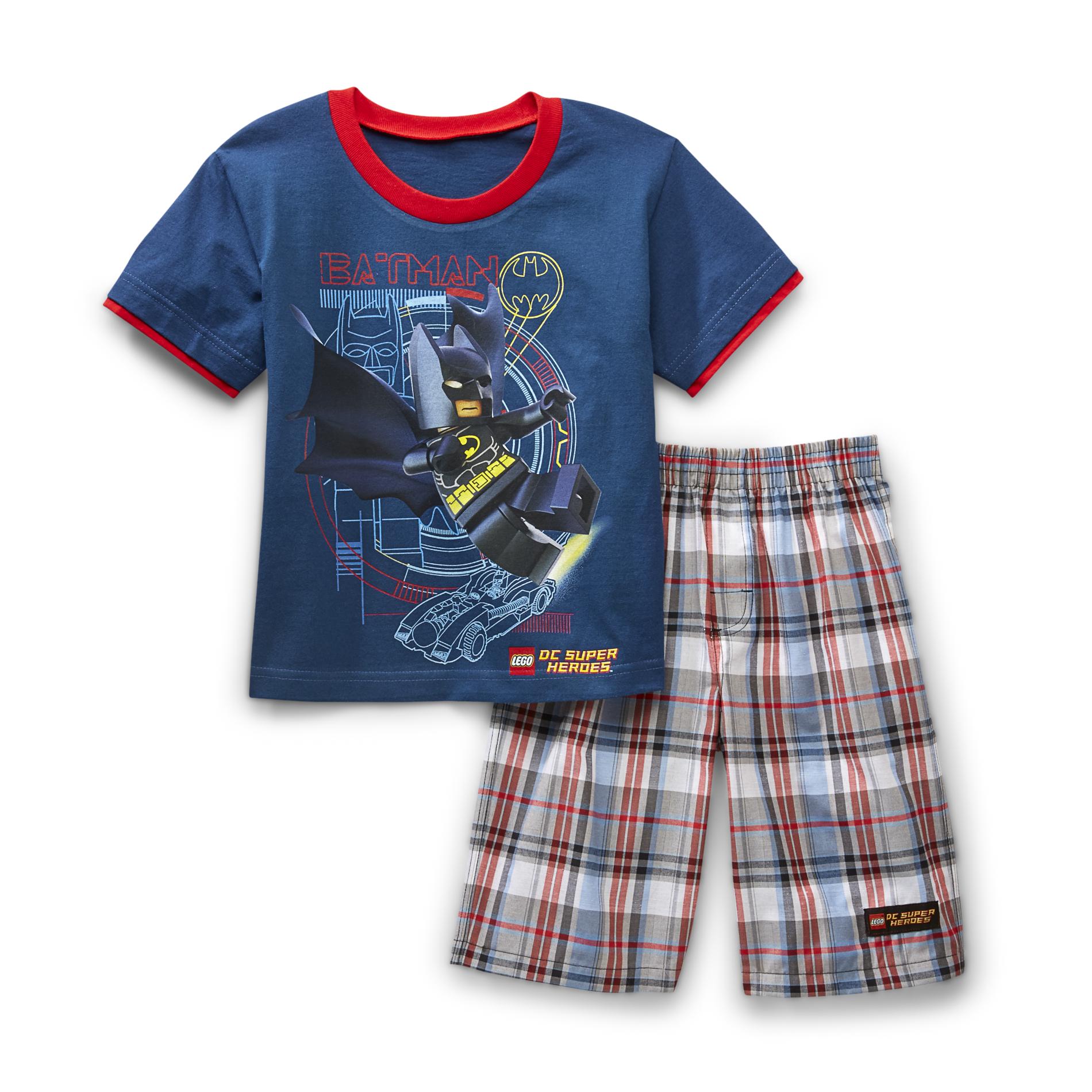 LEGO Boy's Graphic T-Shirt & Shorts - Batman