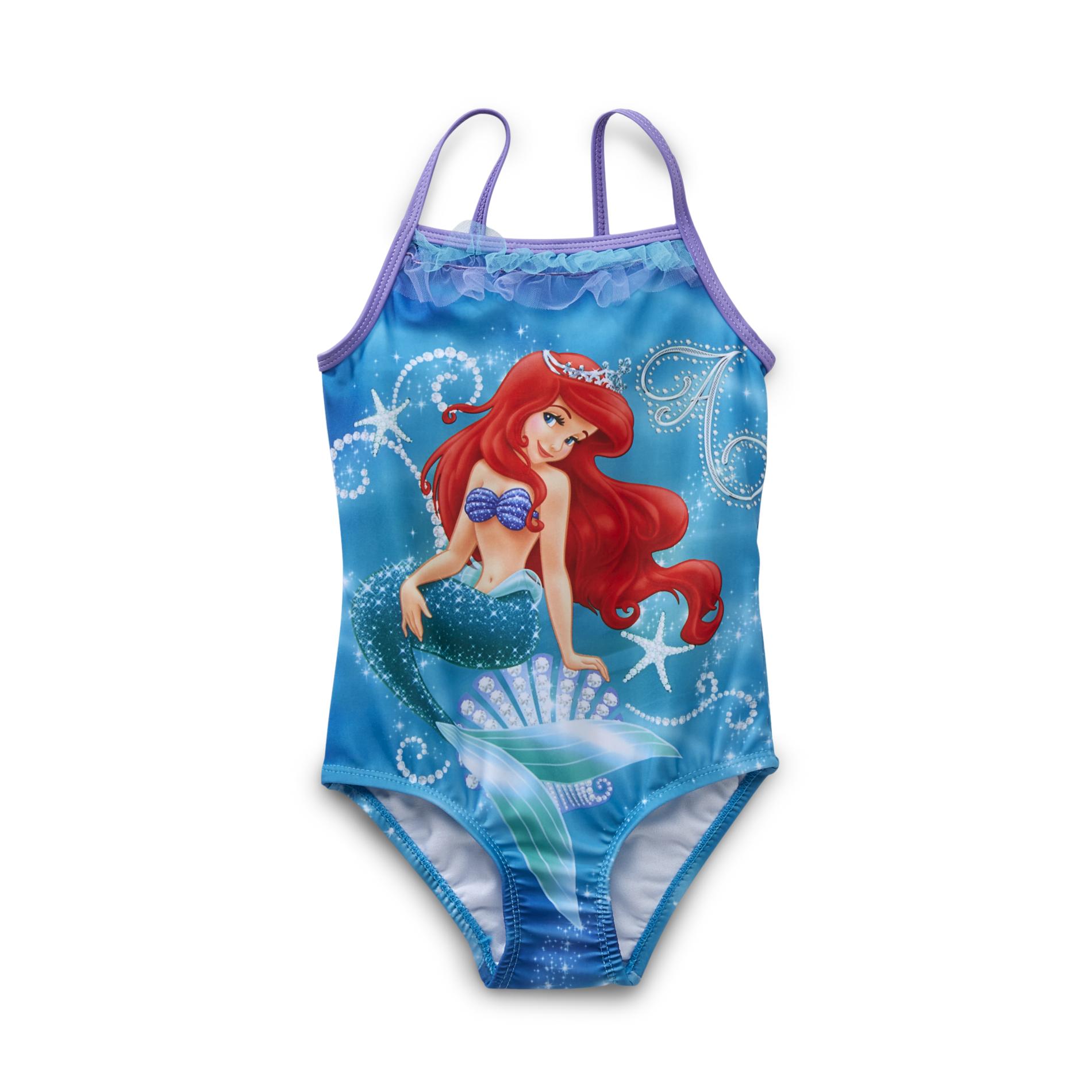 Disney Toddler Girl's One-Piece Swimsuit - Ariel