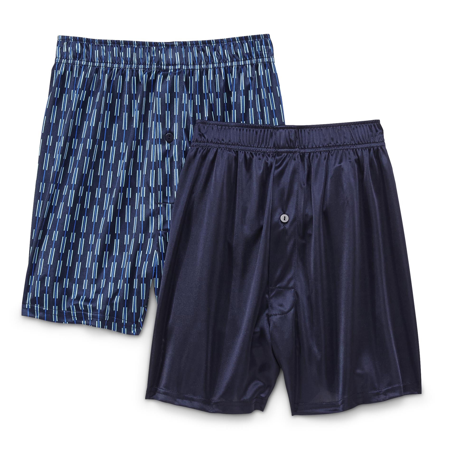 Covington Men's 2-Pack Micro-Knit Boxers - Shadow Striped | Shop Your ...