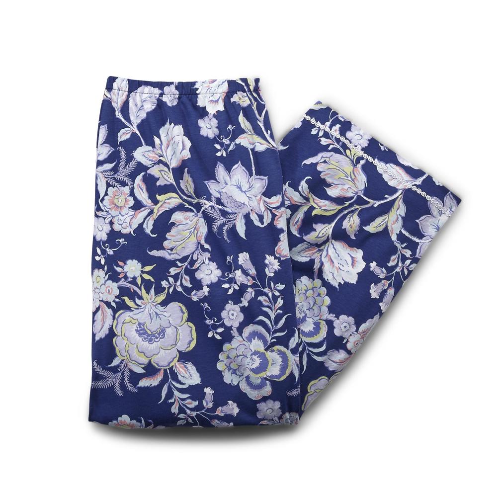 Laura Scott Women's Pajama Top & Pants - Floral