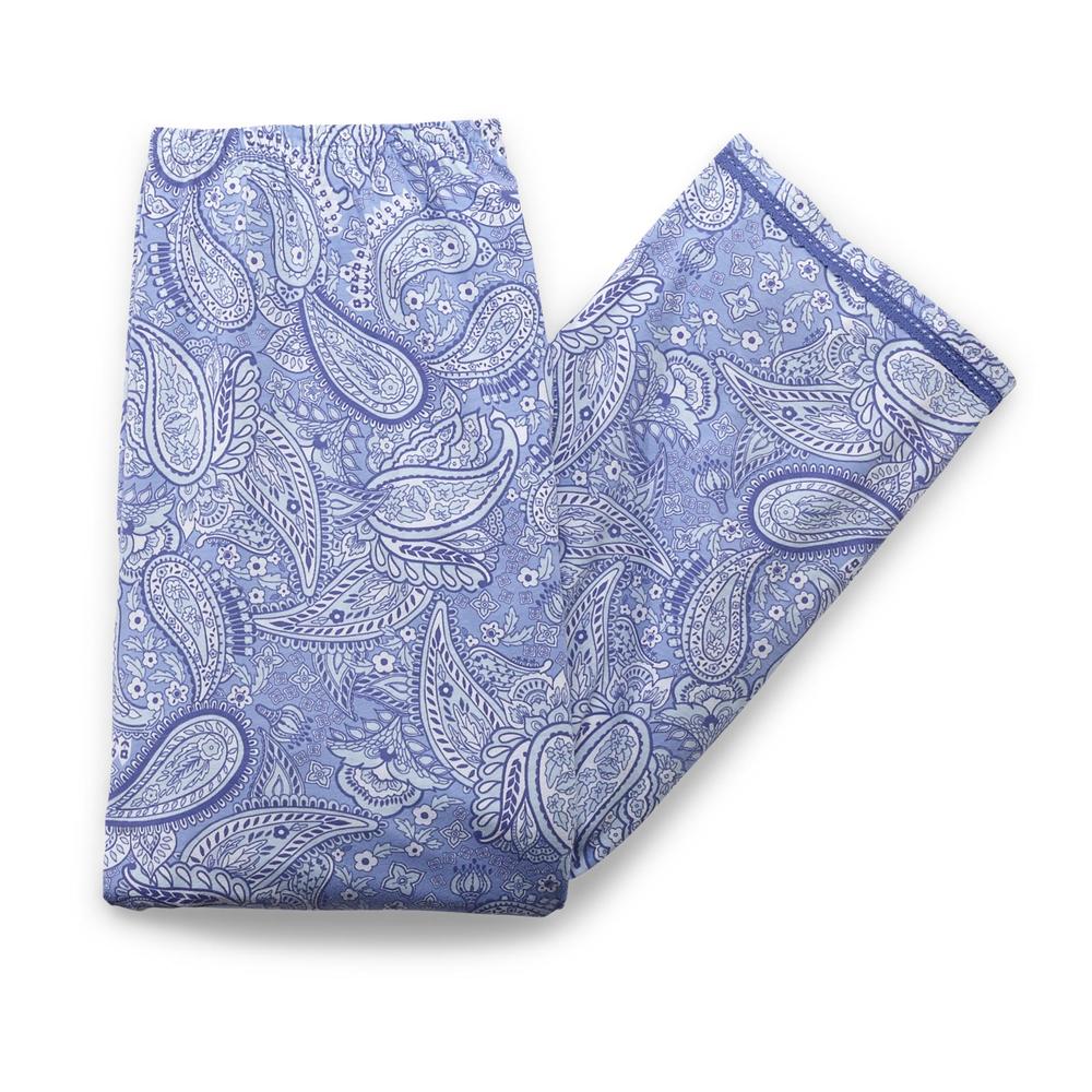 Laura Scott Women's Pajama Top & Pants - Paisley Print