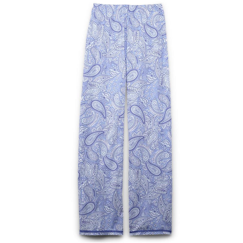 Laura Scott Women's Pajama Top & Pants - Paisley Print