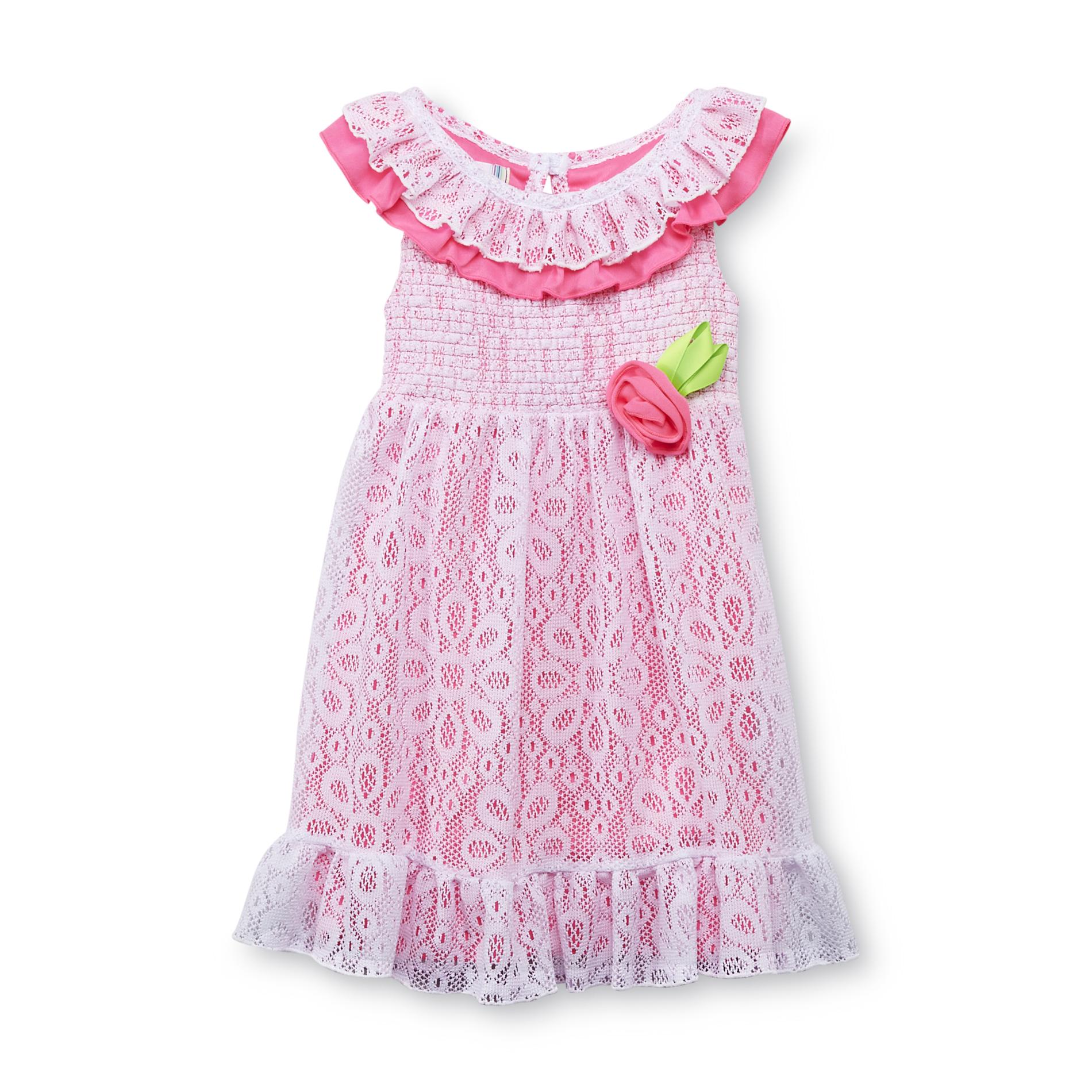 Piper Infant & Toddler Girl's Crochet Lace Dress & Diaper Cover