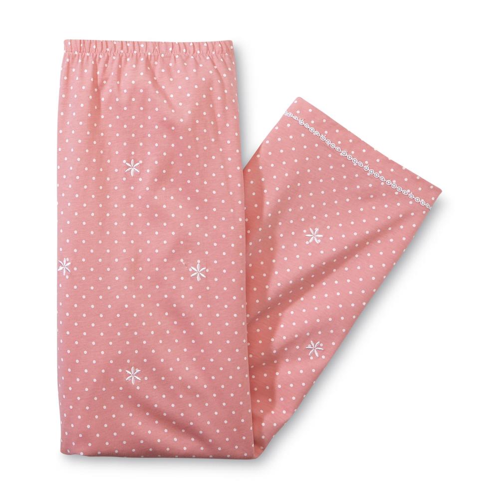 Laura Scott Women's Pajama Top & Pants - Polka Dot