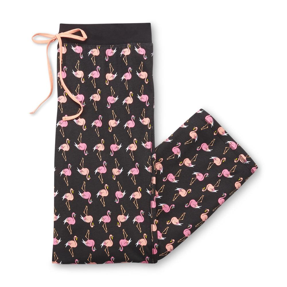 Joe Boxer Women's Knit Pajama Pants - Flamingo Print