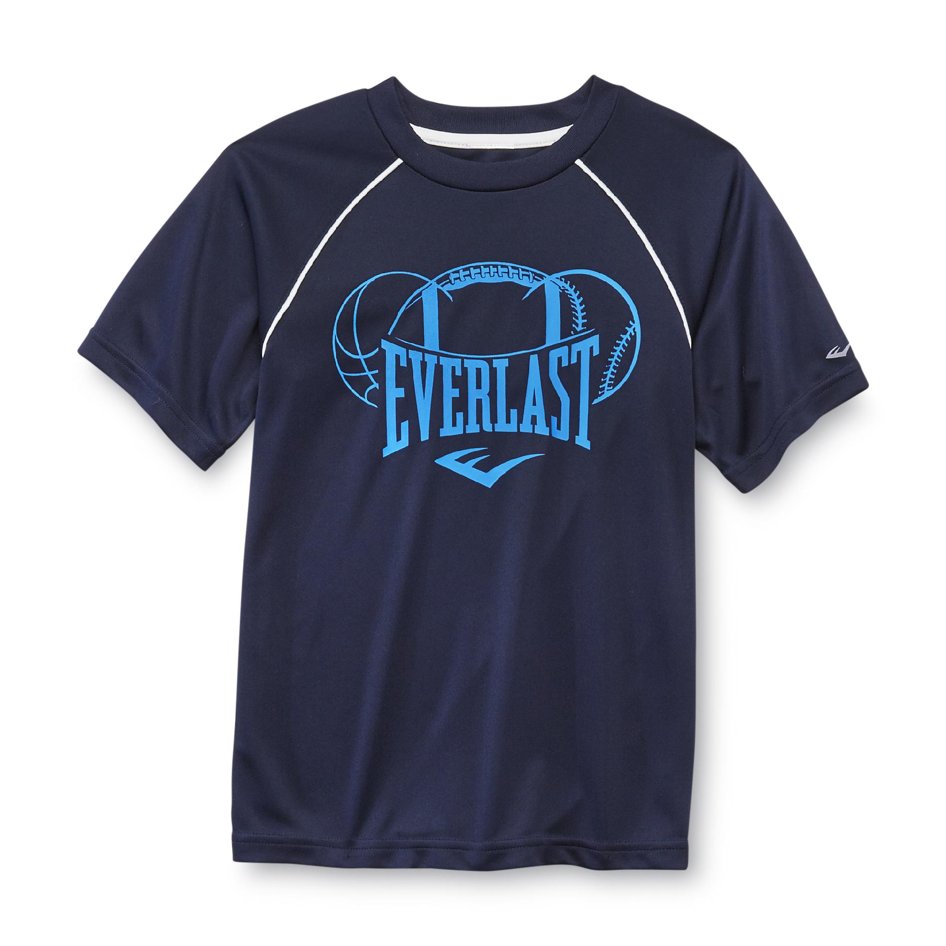 Everlast&reg; Boy's Athletic Graphic T-Shirt - Basketball  Football & Baseball