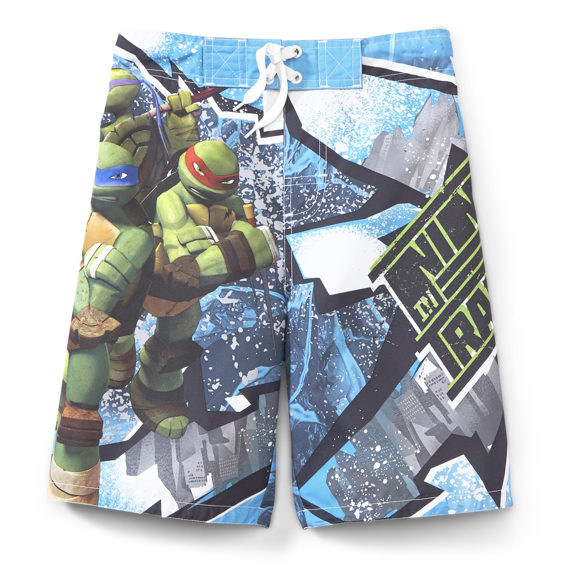 Nickelodeon Teenage Mutant Ninja Turtle Boy's Swim Shorts