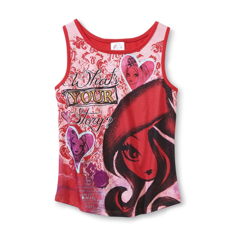 Ever After High Girl's Pajama Tank Top & Shorts - What's Your Story?
