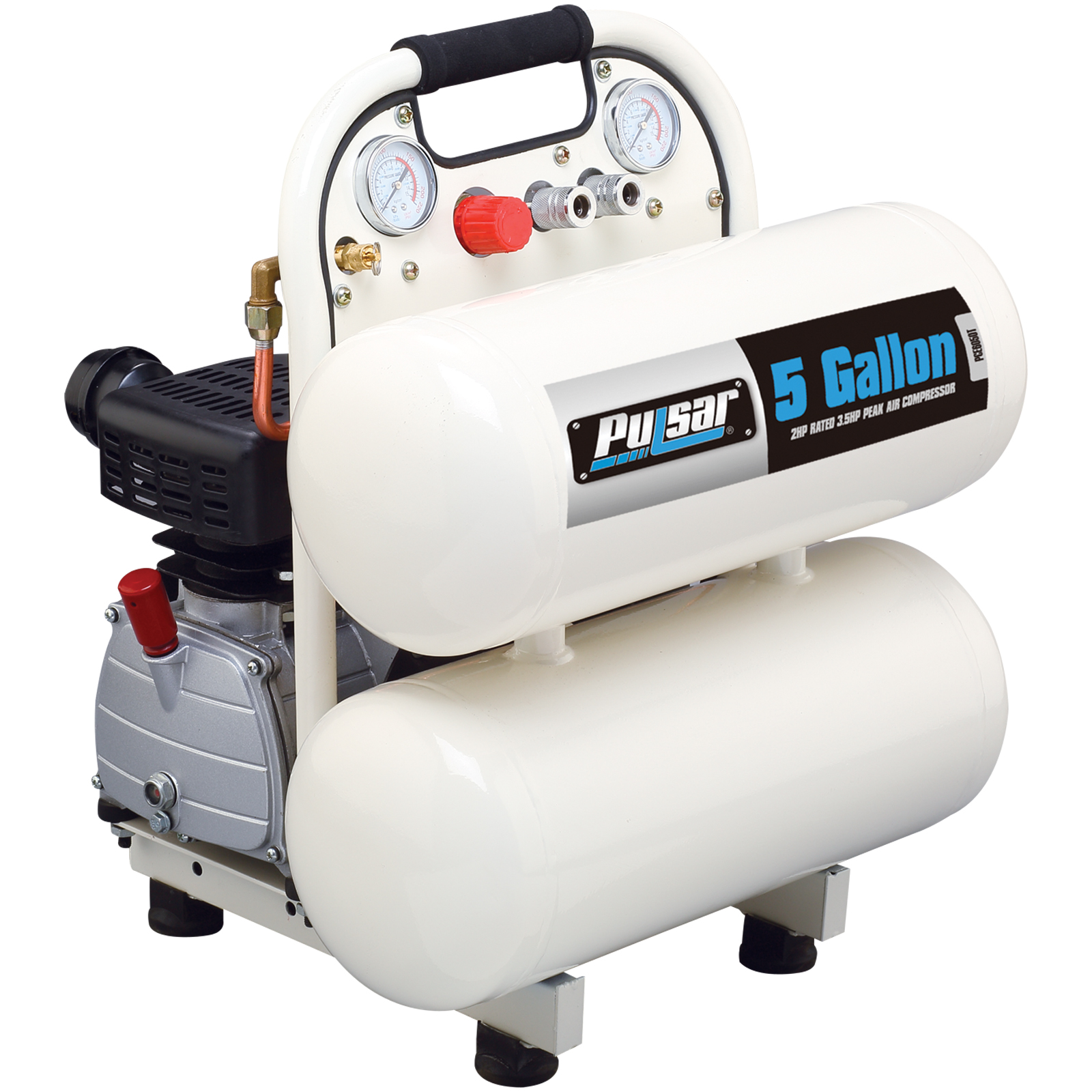 Pulsar 5 Gallon Twin Tank Air Compressor Pulsar 5 Gallon Twin Tank Air Compressor
