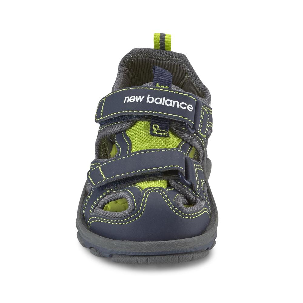 New Balance Toddler Boy's Expedition Navy/Green Athletic Sandal