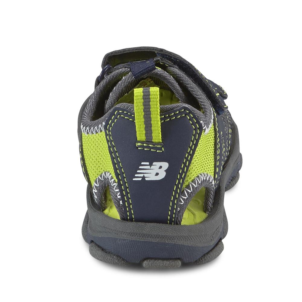 New Balance Toddler Boy's Expedition Navy/Green Athletic Sandal