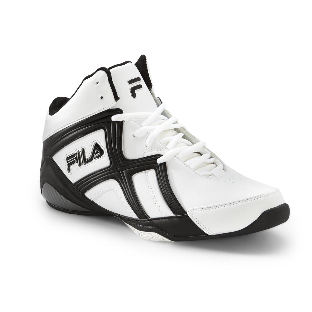 Fila Men's Revenge 2 Basketball Athletic Shoe - White/Black